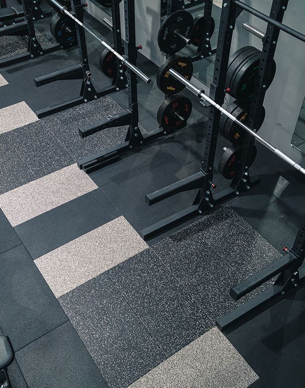 Non-slip gym floor