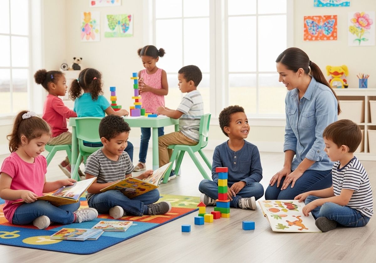 Kids Learning in Preschool