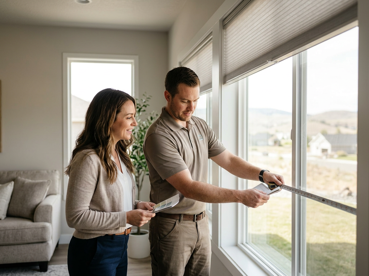 Home Window Treatment Consultation and Measurement