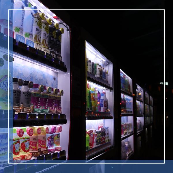 Snacks and drinks machines