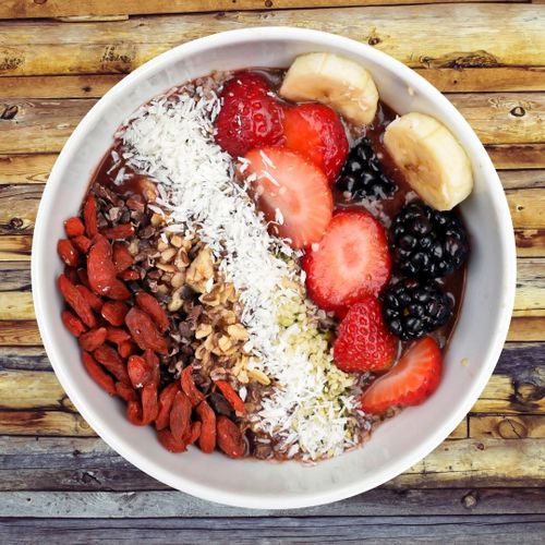 An Acai bowl