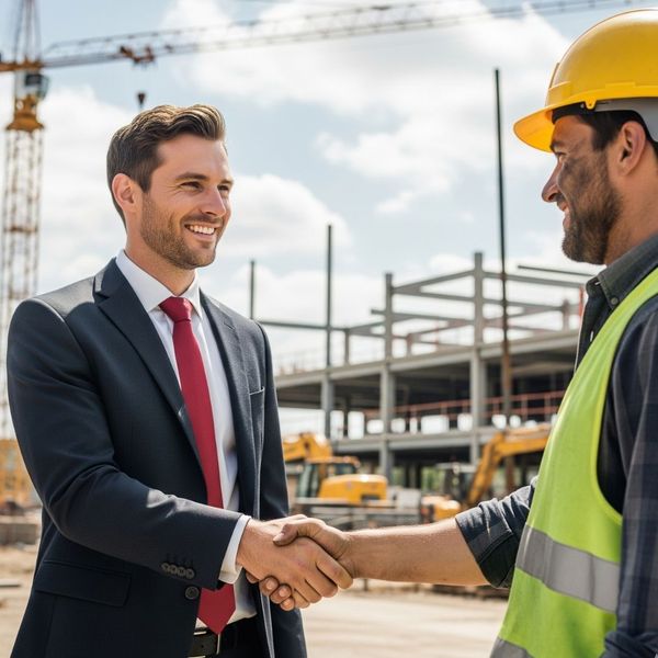 Operator talking to client Operator talking to client