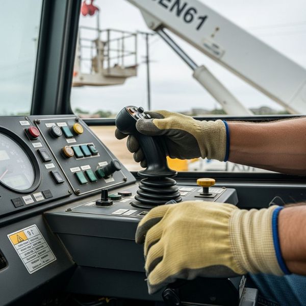 Operating Crane 