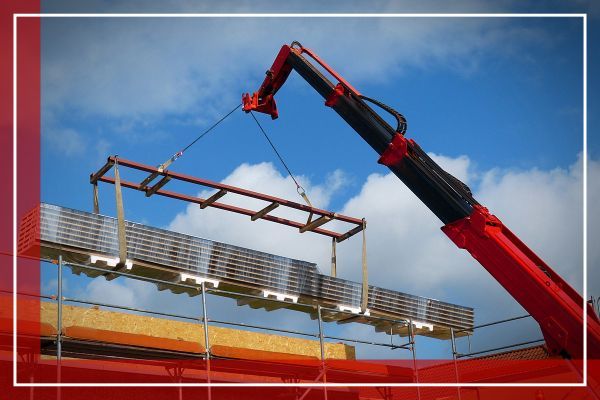 crane moving materials