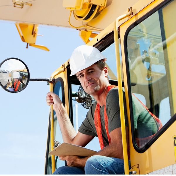image of a crane operator