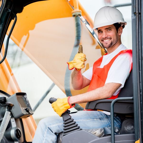 image of a crane operator