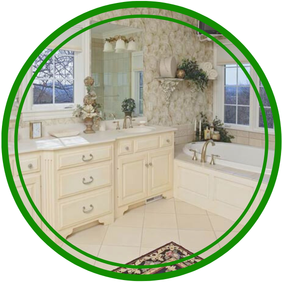 White, clean restroom