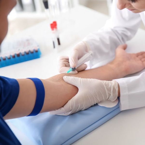 image of a phlebotomist