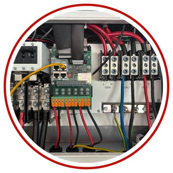 Neat and clean electrical panel