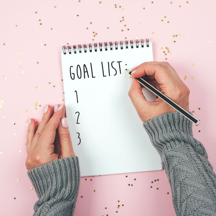 woman making a list of goals