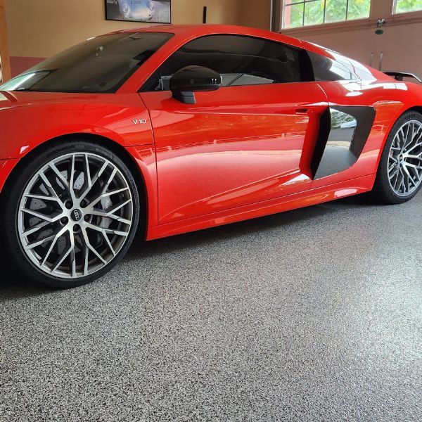 garage epoxy flooring with car garage epoxy flooring with car