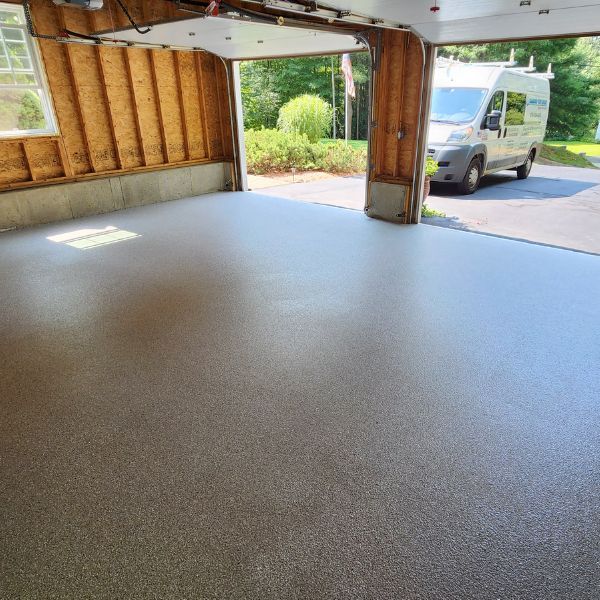 Epoxy floor in garage.