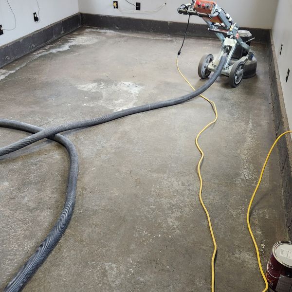 Polyaspartic Floor Coating Application.