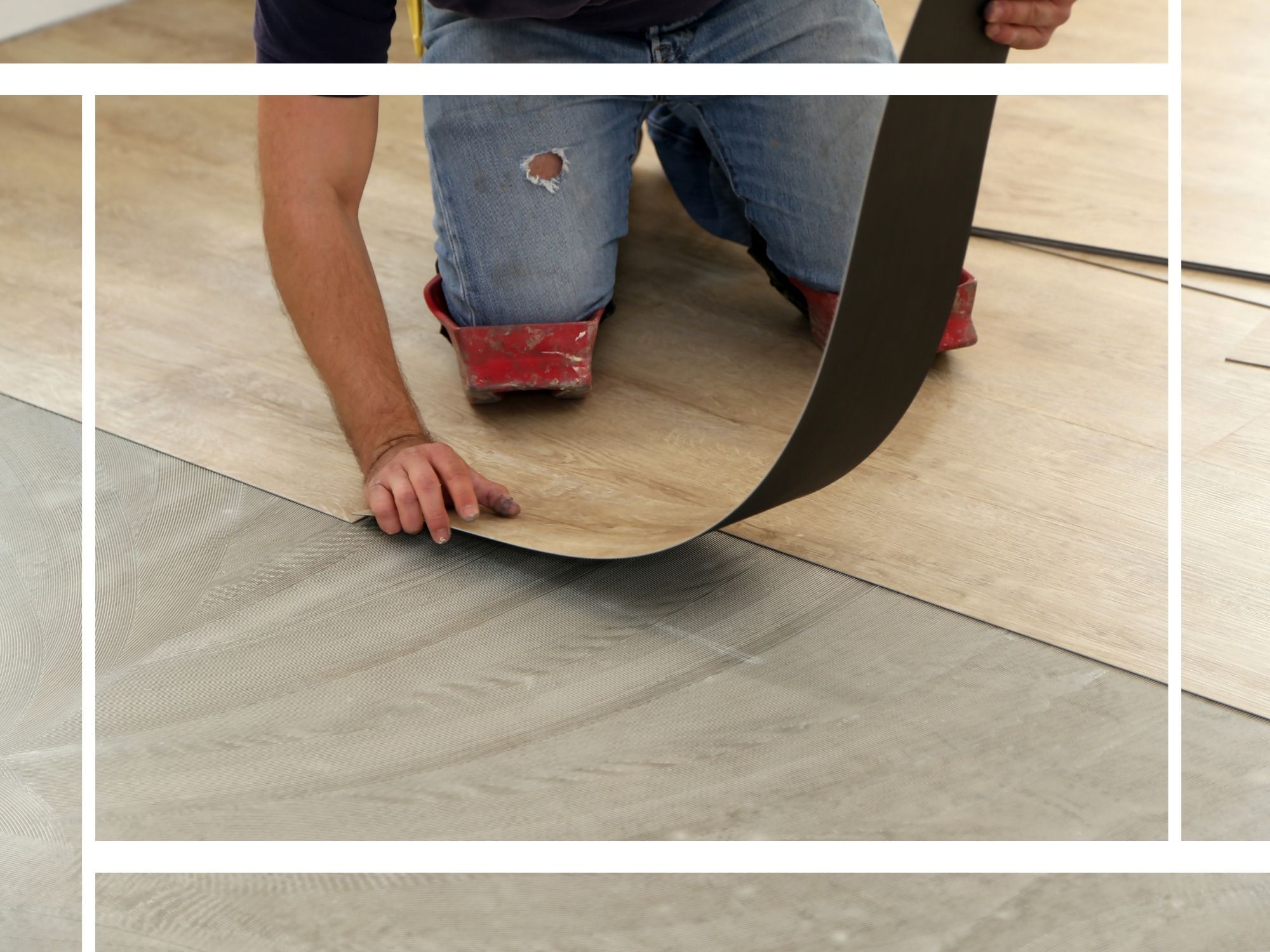 Installing vinyl flooring