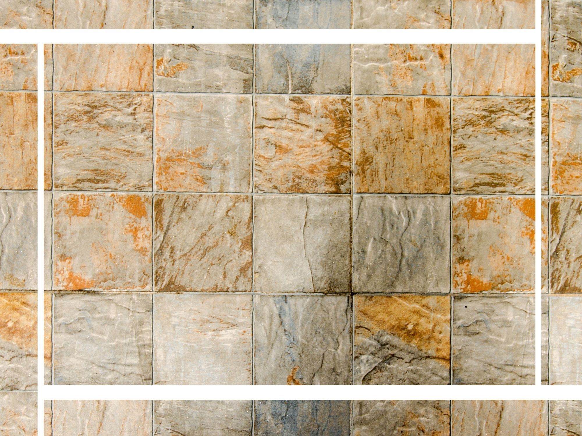 Complex tile installation