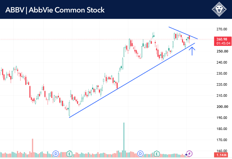 AbbVie ABBV daily stock chart September 2026