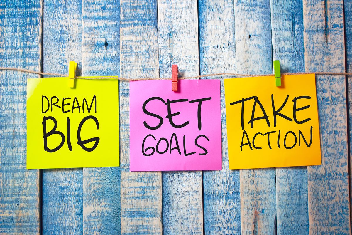 Goal Setting Dream Big Set Goals Take Action