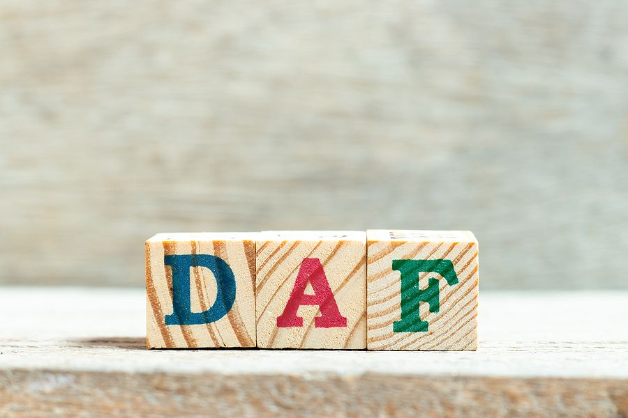 DAF on wood blocks