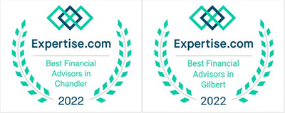 Expertise.com award for best financial advisors in Chandler and Gilbert.