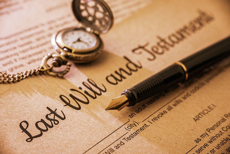 Last Will and Testament contract