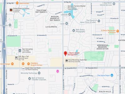 J Martin Wealth Chandler Office Location Map