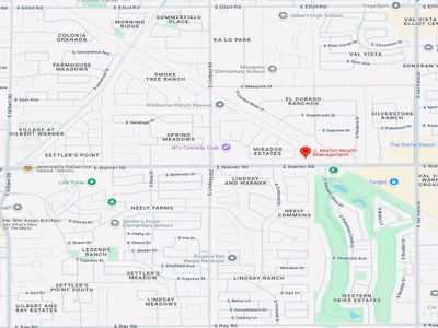 J Martin Wealth Gilbert Office Location Map