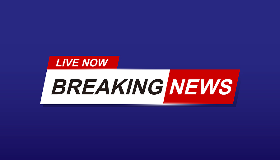 Live Breaking News Banner Graphic