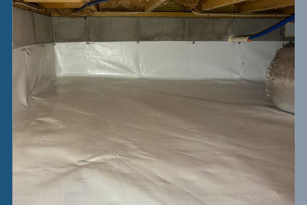 Insulated crawl space Insulated crawl space