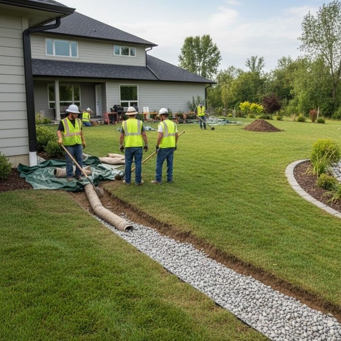Professional French Drain Installation