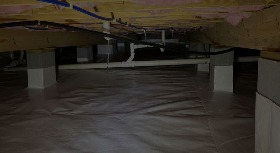 crawl space protected against moisture