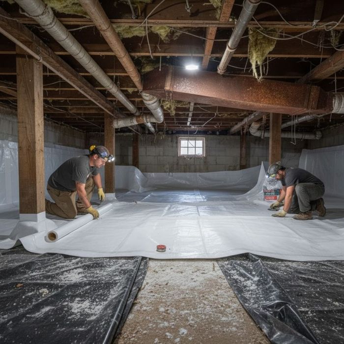 Vapor Barrier Installation & Sealing
