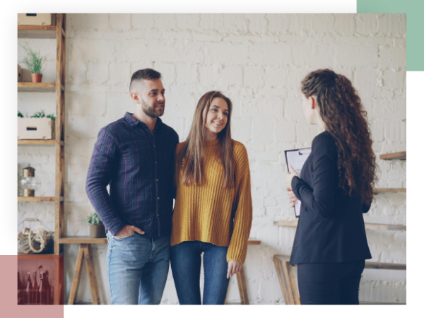 Young Couple Meeting Real Estate Agent 