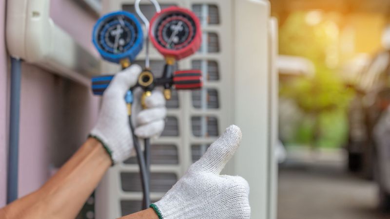 HVAC maintenance check
