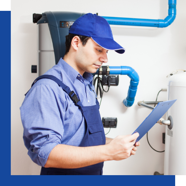 Alpha Comfort Systems HVAC Technician looking over diagnostics Northfield, OH3.png