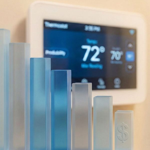 Graphic representing energy cost savings