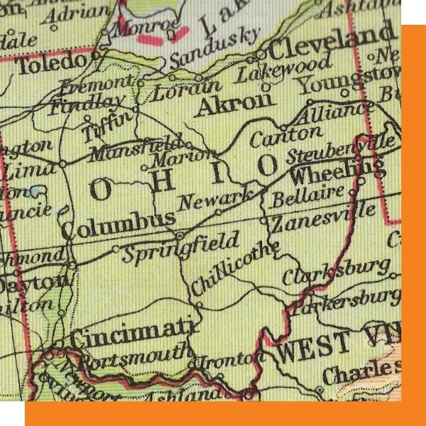 map of Ohio map of Ohio