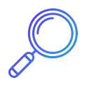 Icon of a magnifying glass