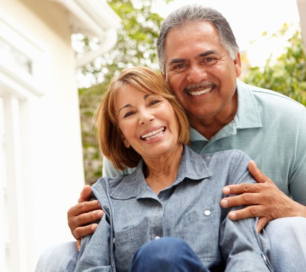 happy older couple