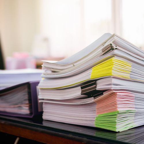 piles of paperwork piles of paperwork