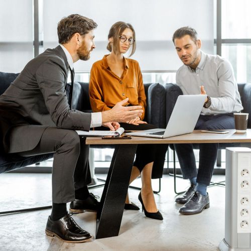 financial controller meeting with clients financial controller meeting with clients