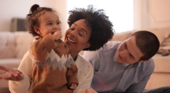 couple with a little girl