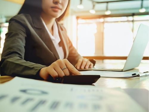 bookkeeper working on guardianship financials