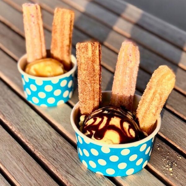 churros in cups