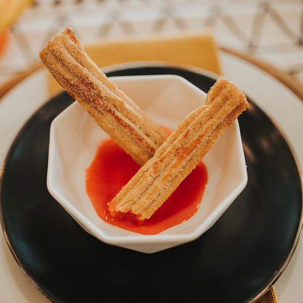 churros in a sweet syrup