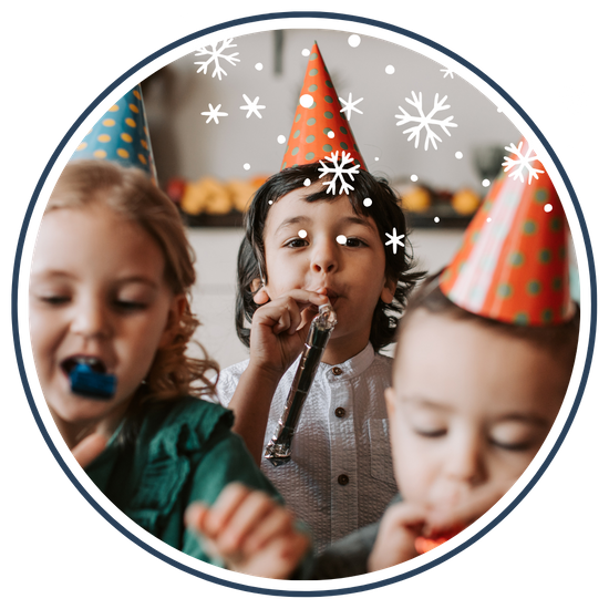 children at a birthday party
