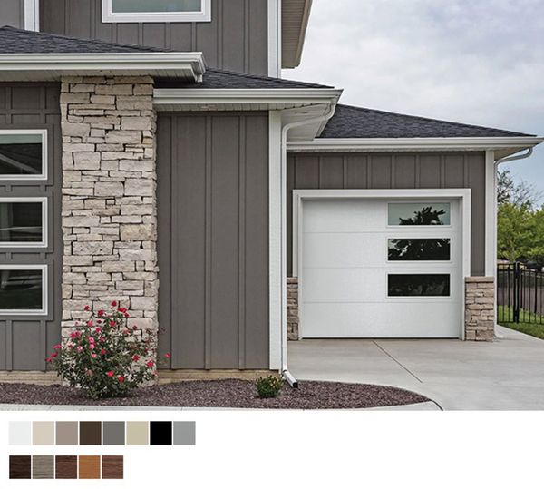 Modern garage doors