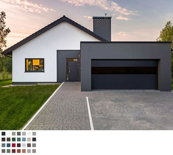 gray garage doors