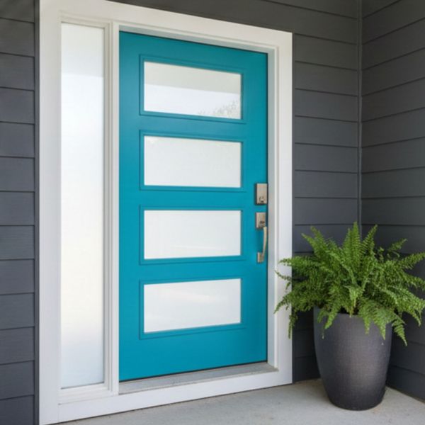 Turquoise door