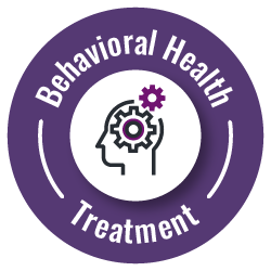 badge for behavioral health treatment