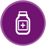 pill bottle icon for pharmacy